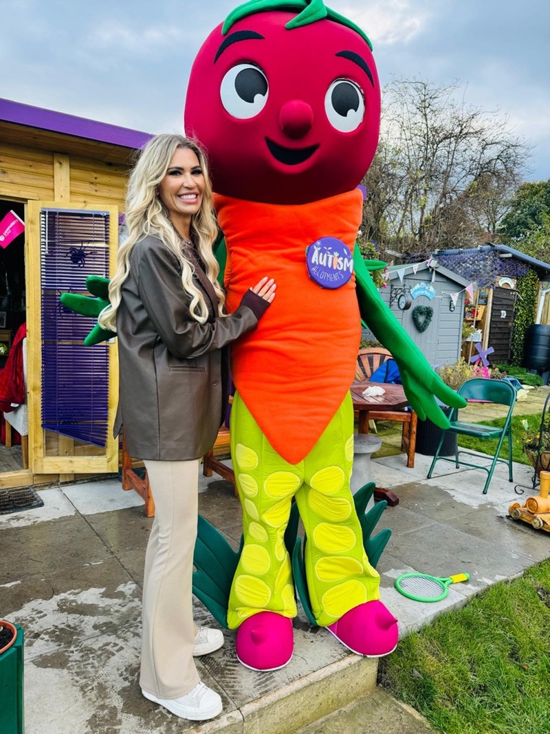 Other image for TV star spends day at Autism Allotments